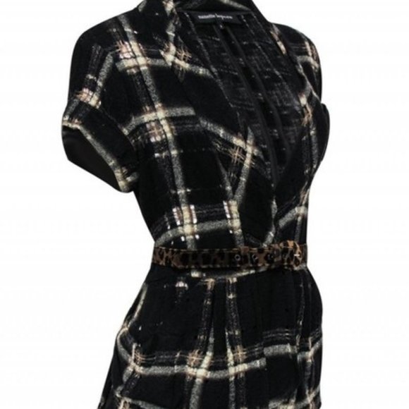 NWT Nanette Lepore Madras wool blazer MSRP $498 - Picture 9 of 10